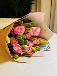 Pink Roses & Pink Lilies